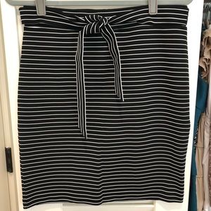 Black and White Loft Skirt